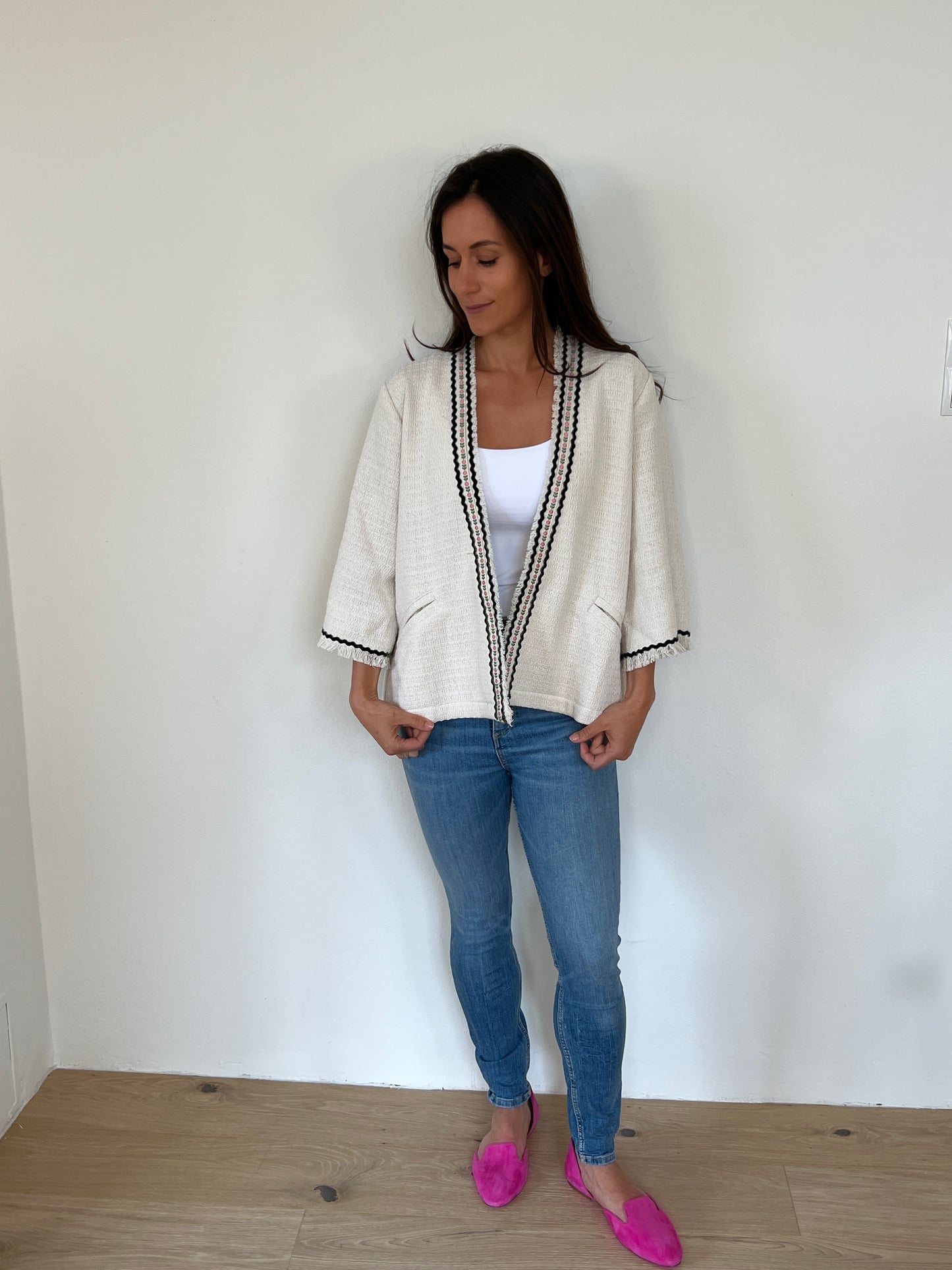 Trachtenkimono aus Boucle kurz