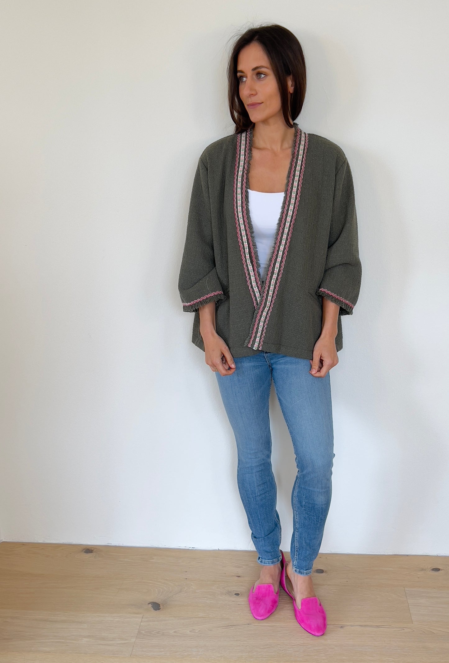 Trachtenkimono aus Boucle kurz