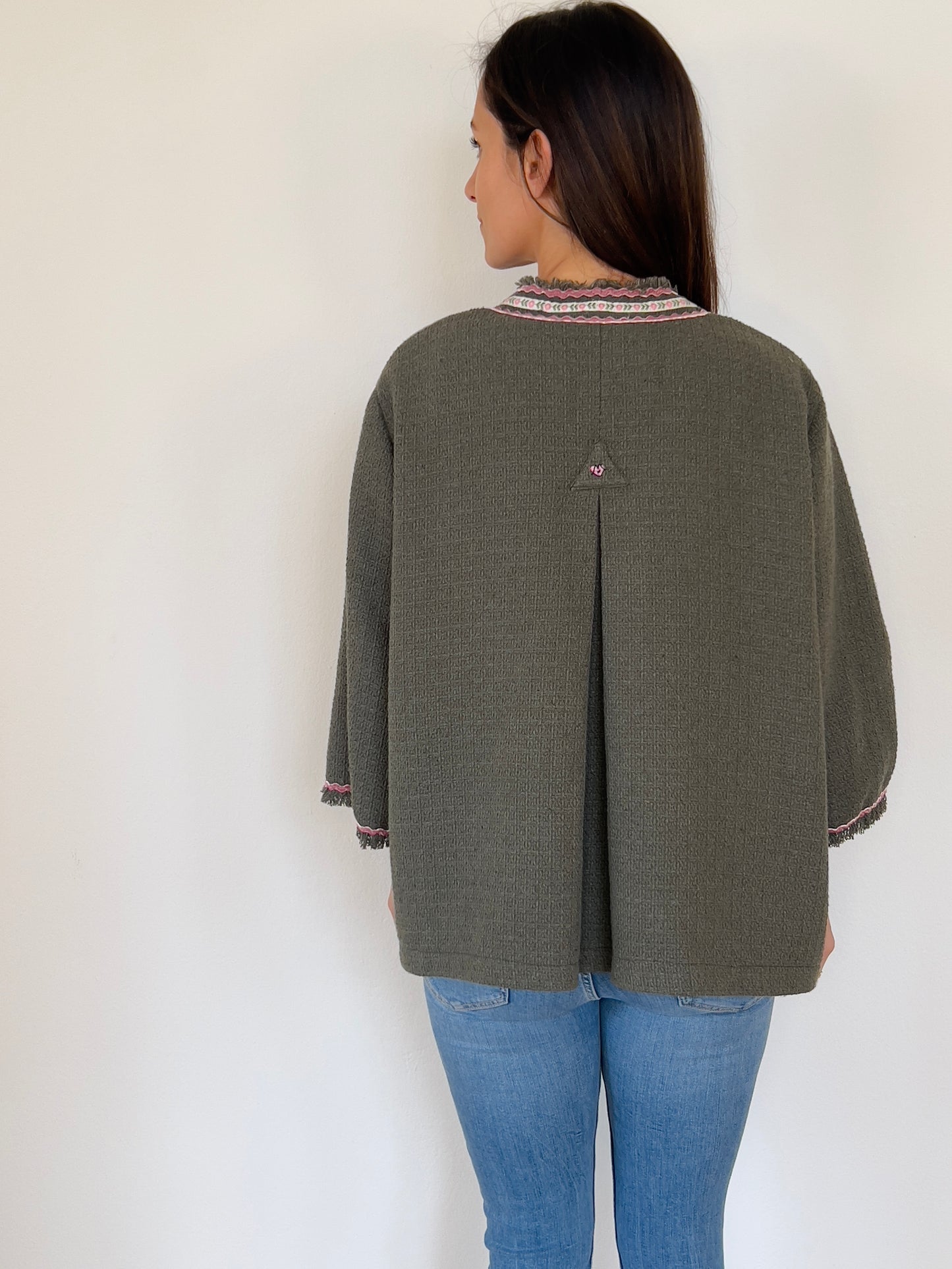 Trachtenkimono aus Boucle kurz