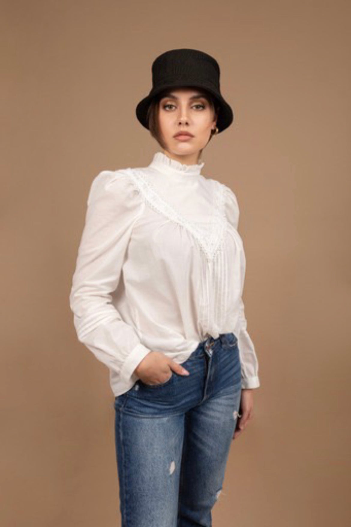 Bluse Xenia col. Champagner