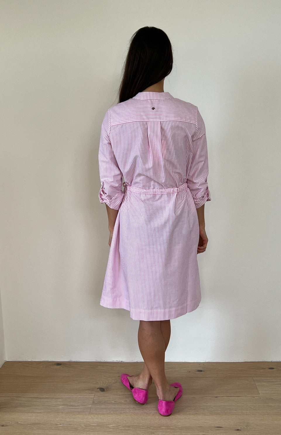 Schlupfkleid mit Pfoad - Stripe Cherry