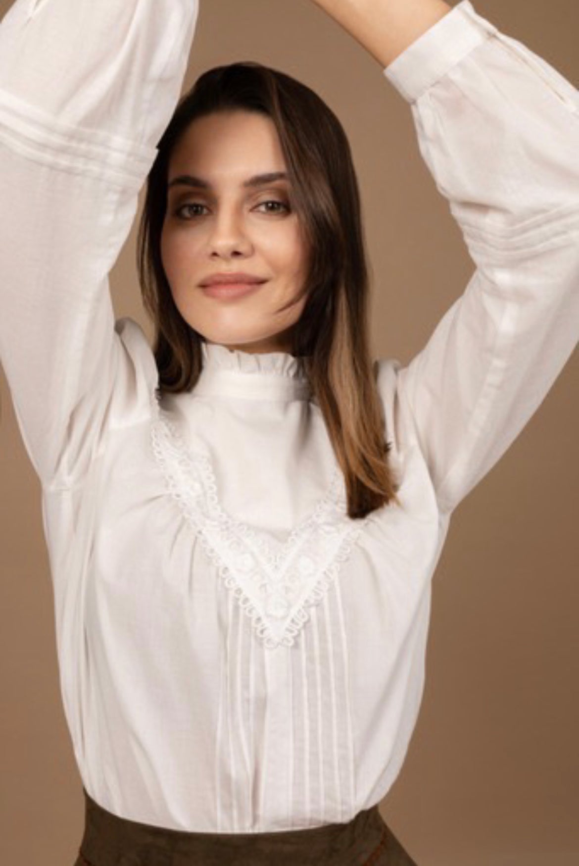 Bluse Xenia col. Champagner