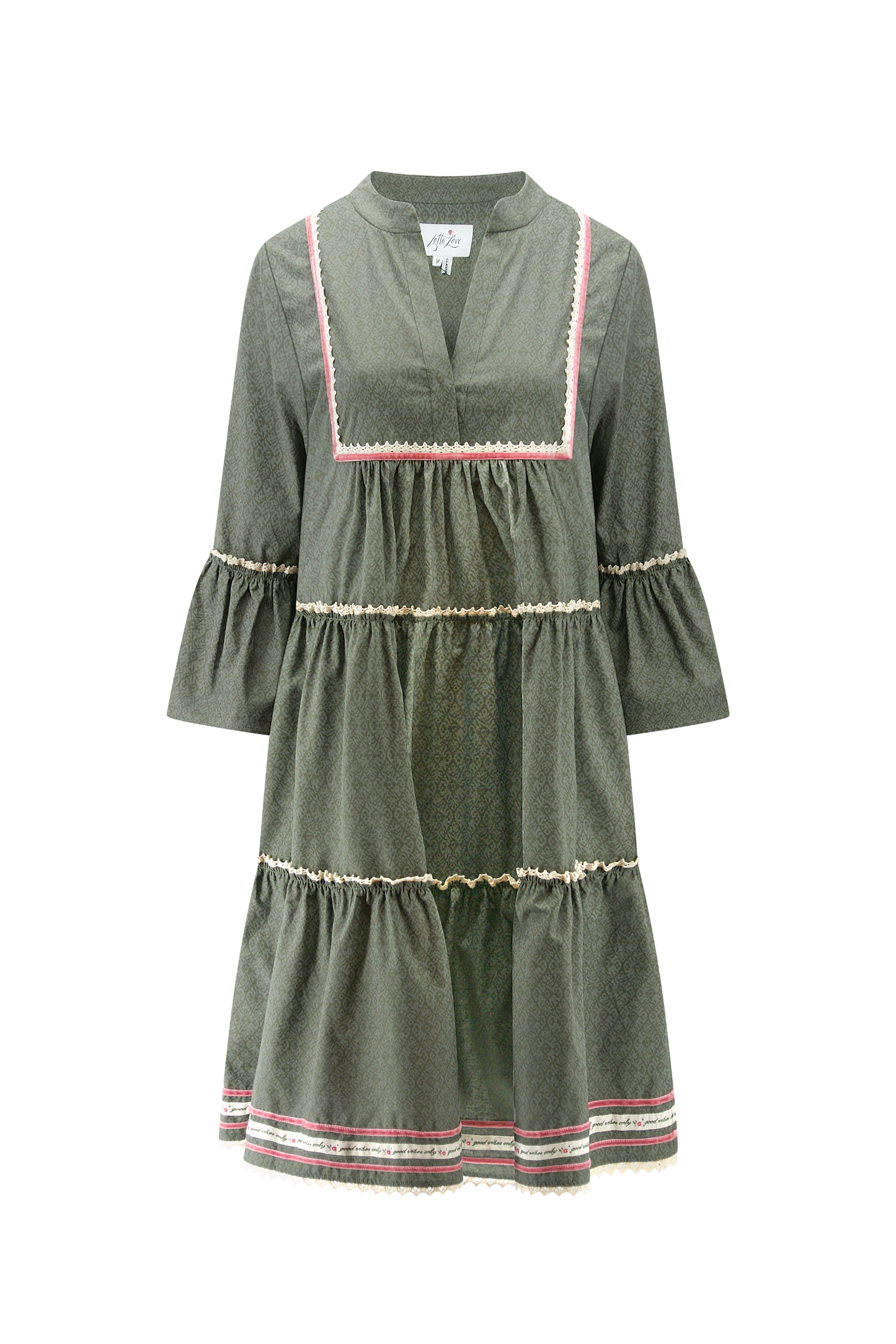 Trachtika Good Vibes Only in col. Pesto-Classic length