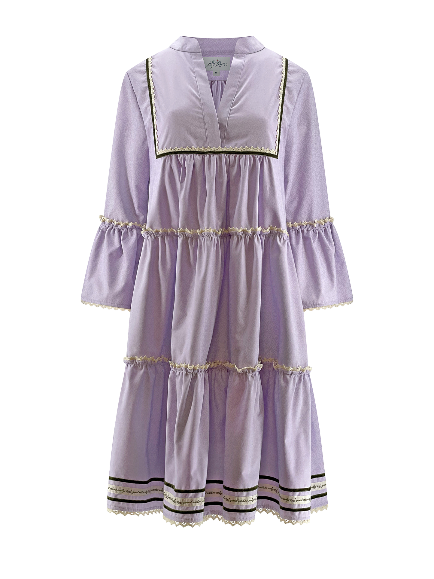 Trachtika Good Vibes Only in col. Sweet Lavender-Classic length